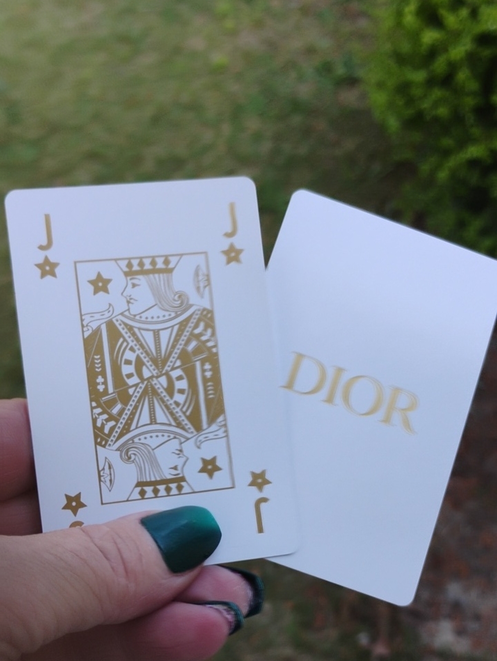 Dior Jack of stars collectors card in a magnetic card case - Picture 1 of 1